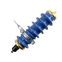 Parafoudre à oxyde métallique en porcelaine 10KV 12KV 15KV 24KV, conception à fente externe, indice de protection IP68, conforme à la norme IEC6099-4, nominal
