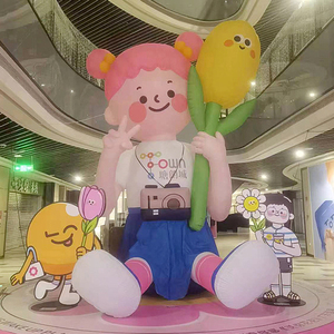 Publicidad al aire libre inflable de dibujos animados <span class=keywords><strong>Bob</strong></span> <span class=keywords><strong>Esponja</strong></span> Squarepants modelo inflable para eventos de apertura de centro comercial y decoraciones de tiendas - Product Image 3