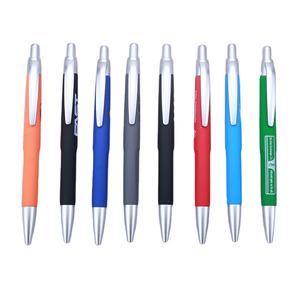 Giveaways Promotional <b>Pens</b> Custom Rubber Coated Soft Click Action <b>Pen</b> Hotel Logo Customize Ballpoint <b>Pens</b> - Product Image 1