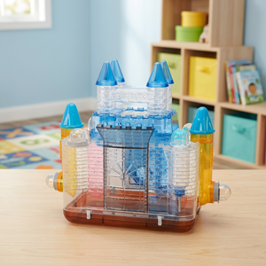Cage pour petits animaux (hamster, souris) 722 Plastic Beautyburg avec plateau et transporteur en plastique - Product Image 3