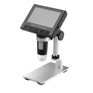 1000X2.0Mp Usb Digitale Elektronische Microscoop Dm4 4.3 "Lcd-Scherm Vga Microscoop Met 8 Led Stand Voor Pcb Moederbord Repareren