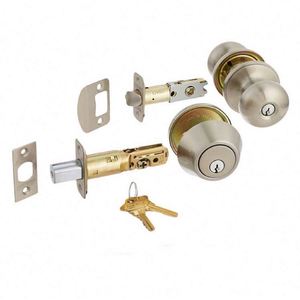 ชุดล็อคประตูเหล็ก RHETECH รุ่นโมเดิร์น ขนาด 60 มม. พร้อมมือจับแบบเลื่อนชุบโครเมียมเงา ระบบไร้กุญแจ 3 ดอก กุญแจ ANSI เกรด 3 - Product Image 2