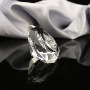 Reloj de Mesa de Cristal en Oferta / Reloj de Cristal Económico para Recuerdo de Boda - Product Image 3