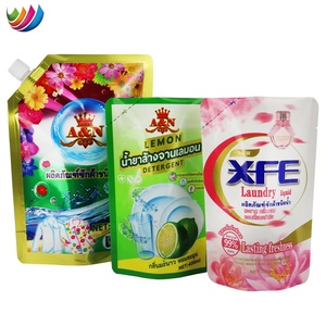 Emballage debout exfoliant en plastique à impression personnalisée avec fermeture à glissière sacs de savon en feuille d'aluminium pour sceller l'arrière du savon fait <span class=keywords><strong>maison</strong></span> - Product Image 6