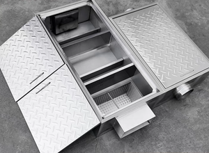 Trampa de grasa automática para restaurante y cocina-304/<span class=keywords><strong>Interceptor</strong></span> de aceite comercial con máquina de limpieza - Product Image 3