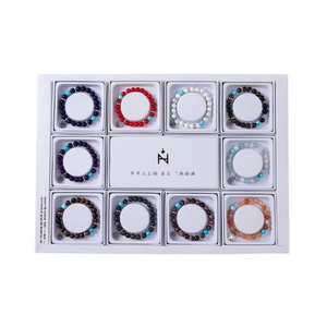 Bracciale in acciaio inossidabile con albero della vita e pietre naturali da 8 mm, gioiello con perline per donna, accessorio di moda - Product Image 2