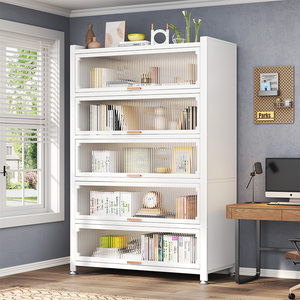 Estante de Acero Moderno Duradero Estantería Metálica Gabinete de Almacenamiento para Estudio Sala de Estar Cocina - Product Image 5