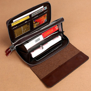 Nuevo Estilo de Bolso de Mano para Hombre, Piel Sintética con Patrón de Cocodrilo, Doble Cremallera, Gran Capacidad, Bolso de Mano Informal de Moda, Moderno para Hombre - Product Image 4