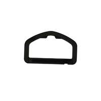 Boucle de sécurité réglable en plastique en forme de D, robuste, à clipser, avec un design compact