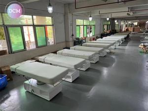 Muebles de salón de diseño moderno clínica médica cama facial saxofón eléctrico mesa de masaje XL spa estética cama de belleza y taburete grande - Product Image 4