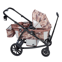 Poussette de voyage légère Morething MTKDDW2, chariot pour bébé, OEM/ODM personnalisable, cadre en acier inoxydable, pliage à une touche, tout-terrain