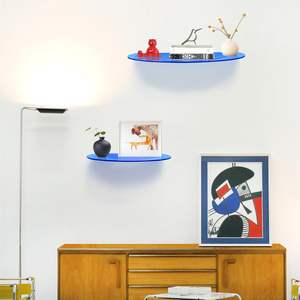 Support mural flottant en acrylique, <span class=keywords><strong>rangement</strong></span> et présentoir <span class=keywords><strong>de</strong></span> 12 pouces, ensemble <span class=keywords><strong>de</strong></span> 2 pièces-idéal pour les livres, les albums photo et les figurines d'<span class=keywords><strong>action</strong></span> - Product Image 2