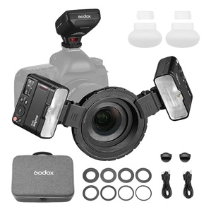 Kit de <span class=keywords><strong>Flash</strong></span> Macro Dental Godox MF12-DK1 MF12, <span class=keywords><strong>Flash</strong></span> TTL con Control Inalámbrico de 2.4 GHz para Sony A6400 A74 A7R5 ZV-E10 - Product Image 1