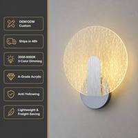 Applique murale LED biomorphe en forme de feuille 10W, en fer doré, intensité variable, CRI 90 élevé, style européen et américain, garantie 3 ans pour usage professionnel