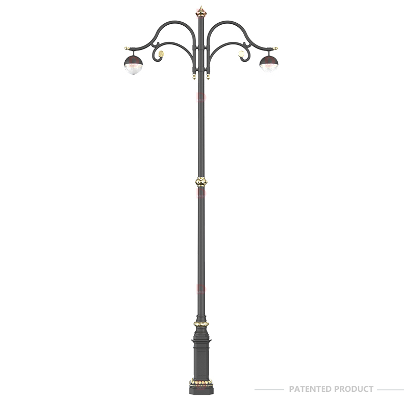 European Style LED Street Lamp Poles