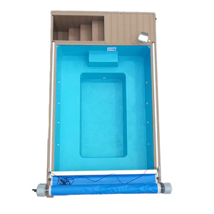 Ücretsiz özel tasarım açık zemin üzerinde fiberglas yüzme havuzu çocuklar konteyner ev kullanımı için sıcak Spa küveti dalma - Product Image 6