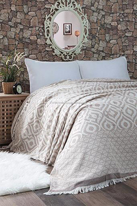 Lidya Manta de algodón turca variedad-Manta de picnic o Playa, cubierta de cama, manta de colección clásica de uso múltiple - Product Image 5