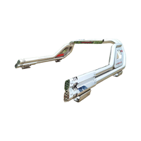 Arceau de sécurité universel en acier inoxydable poli pour camionnettes 4x4 Toyota Hilux/Revo/Vigo BYD Shark 6 Ford Ranger L200