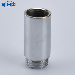 Chất lượng cao Brass Ống mở rộng núm vú đánh bóng kết thúc vàng brass màu nam vuông bằng ISO 9001 dầu nước khí thẳng Tees - Product Image 2