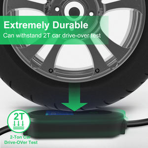 J1772 Tipo <span class=keywords><strong>1</strong></span> Cargador EV portátil 16A Enchufe de alimentación 3.5KW 110V-240V Aplicación Uso en el hogar Cargador de coche con enchufe Schuko - Product Image 5