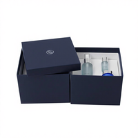 Boîte cadeau rigide personnalisable, étanche, écologique, avec couvercle réutilisable, doublure en éponge de 2 mm, finition vernie pour emballage de chaussures et de bougies, protection UV