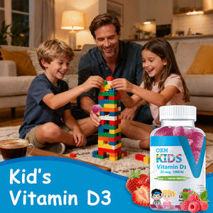 Gomitas de Vitamina D3 Premium para Niños en Stock para Venta Rápida, Servicio de Marca Blanca Completo y Entrega Rápida - Product Image 2