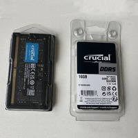 RAM DDR5 SODIMM Crucial 16GB 32GB 24GB 48GB Notebook 4800Mhz 5600Mhz 1.1V untuk Memori Laptop