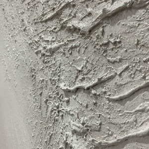 Grande toile acrylique abstraite moderne, art mural fait main avec cadre en aluminium pour salon et chambre à coucher - Product Image 6