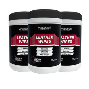Nettoyage et entretien des meubles Produit d'entretien du <span class=keywords><strong>cuir</strong></span> Lingettes pour le <span class=keywords><strong>cuir</strong></span> Lingettes pour cirage des chaussures 80 pièces <span class=keywords><strong>Nettoyant</strong></span> pour meubles rembourrés - Product Image 1