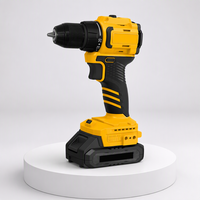 Perceuse sans fil rechargeable VERTAK 20V, moteur sans balais, perceuse à main portable pour le bois, le métal et les projets de perçage mural