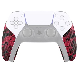 PlayVital Black Red Camouflage Anti-Skid Sweat-Absorbent Professional Textured Soft Rubber Pads Handle <b>Grips</b> for PS5 <b>Controller</b> - Product Image 1