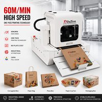Imprimante numérique à jet d'encre haute vitesse à passage unique, tête d'impression industrielle HP, machine d'impression pour boîtes en carton, sacs en papier, boîtes à pizza, emballages