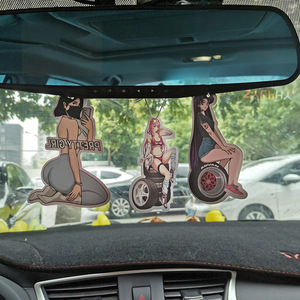 Désodorisant créatif en bois en forme de <span class=keywords><strong>voiture</strong></span>, absorbant et portable, pour rétroviseur, idéal pour la maison et les cadeaux (vente en gros) - Product Image 4