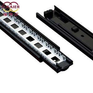 Glissière de <span class=keywords><strong>tiroir</strong></span> OEM personnalisée à extension complète de 45 mm avec languettes, glissière à baïonnette à montage latéral pour <span class=keywords><strong>atelier</strong></span> métallique - Product Image 4