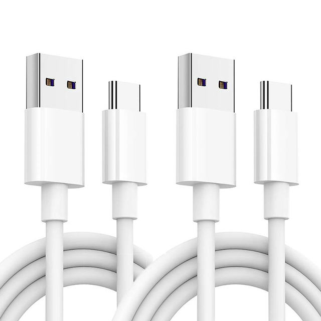 5A Fast Charging 1M 2M USB Type-C Cable with Pure Copper Conductor for Computer Barcode Scanner & Mobile Devices