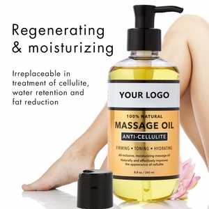 Huile de massage corporelle naturelle personnalisée pour la relaxation, pour le visage, les cheveux et le corps, marque privée - Product Image 2