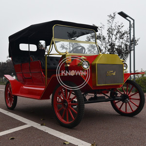 Carrito de Golf Eléctrico Clásico Retro Ford 2025 Rojo Usado para Campos de Golf, Camioneta de Celebración en Venta - Product Image 4