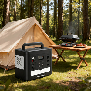 Portable Power Station Lithium Ion Battery 200W-1200W Pure Sine Wave MPPT Solar <b>Generator</b> <b>Camping</b> Home Emergency Backup - Product Image 1