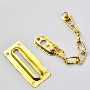 Chaîne de sécurité antivol en or pour porte, à fixation murale, Wenzhou Platinum Link, pour lieux commerciaux - Product Image 2