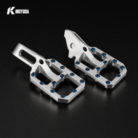 Repose-pieds pour moto électrique tout-terrain, OEM, aluminium CNC, compatible avec Sur-Ron Ultra Bee 62MM, bleu brûlé, logo laser personnalisé gratuit