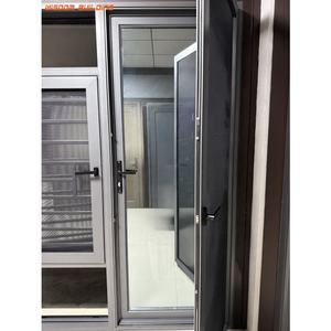 Moustiquaire pour porte battante en alliage d'aluminium <span class=keywords><strong>à</strong></span> rupture thermique et pont cassé pour <span class=keywords><strong>fenêtre</strong></span> latérale étanche <span class=keywords><strong>française</strong></span> pour le marché africain - Product Image 1