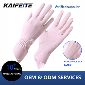Guantes <span class=keywords><strong>de</strong></span> Protección UV para <span class=keywords><strong>Mujer</strong></span> al por Mayor con Pantalla Táctil, Guantes Transpirables Antideslizantes y Refrescantes para Conducir y Ciclismo al Aire Libre - Product Image 1