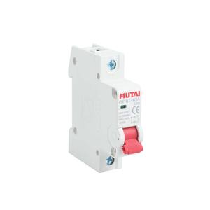 MUTAI Safety 1 P Single 1 Phase 1Pole C20 220V 400V AC 3 amperios a 60 amperios MCB <span class=keywords><strong>Disyuntor</strong></span> en miniatura <span class=keywords><strong>Disyuntor</strong></span> - Product Image 6