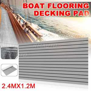 1200mmx2400mmx5mm EVA Foam Teak Decking Sheet <b>Boat</b> <b>Flooring</b> Fit for Yacht Self-Adhesive Foam Marine <b>Flooring</b> Faux <b>Boat</b> Decking - Product Image 1