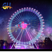 Carnaval populaire monte équipement de jeu de parc de fête foraine d'attraction grande grande roue touristique extérieure à vendre