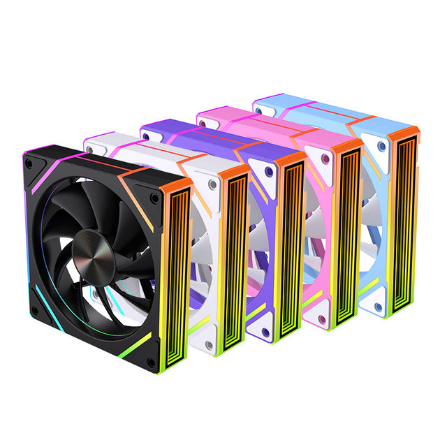 Lovingcool Custom Logo Infinity Mirror PWM 120MM Case Fan V12 High Quality Gaming PC ARGB Fan 5V 3PIN SYNC in Stock Computer Fan