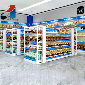 편의점용 베스트셀러 단면 선반 경량 금속/철제 맞춤 제작 - Product Image 1