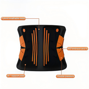 Ceinture lombaire médicale de décompression professionnelle en Spandex et Nylon, ajustement universel, soulagement de la douleur, soutien <span class=keywords><strong>du</strong></span> bas <span class=keywords><strong>du</strong></span> dos - Product Image 2