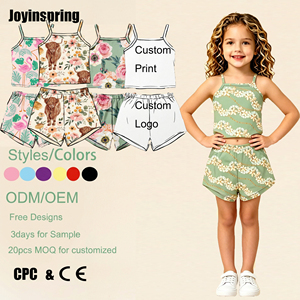 Conjunto de Top Corto y Pantalones Cortos Personalizados, Ropa <span class=keywords><strong>para</strong></span> <span class=keywords><strong>Niñas</strong></span>, Ropa de Verano <span class=keywords><strong>para</strong></span> Adolescentes, Hermosa y Económica, Venta al por Mayor, Alta Calidad - Product Image 1