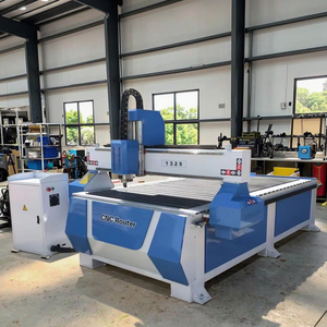 เครื่องเราเตอร์ CNC 1325 แบบแกนหมุนเดี่ยว พร้อมปั๊ม PLC สำหรับงานไม้ หิน อะคริลิก ออกแบบ 3 มิติ ใช้งานง่าย โต๊ะสุญญากาศ มอเตอร์ 3KW - Product Image 2